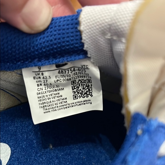 Nike Air Tailwind 79 Indigo blue shoes - Picture 2 of 6